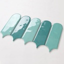 Gạch thẻ lông vũ xanh 90x308mm M9306-B