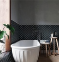 Gạch Mosaic vảy cá đen  mã MHF 09