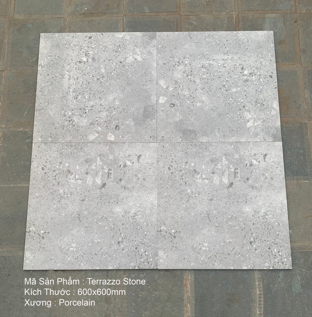 Gạch Terazo Ấn KT 600x600mm Stone