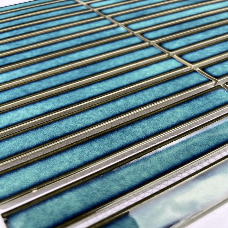 Gạch Mosaic Que Đũa Màu Xanh Biển mã MHT 077 