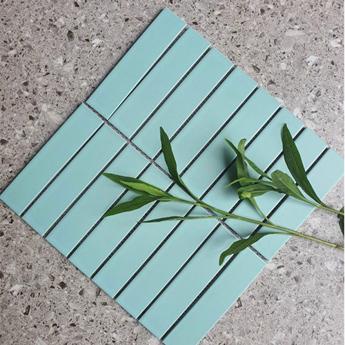 Gạch Mosaic que xanh mint KT 32x145mm mã DS305 (Y33F825) (1h/1.68m/20vi)