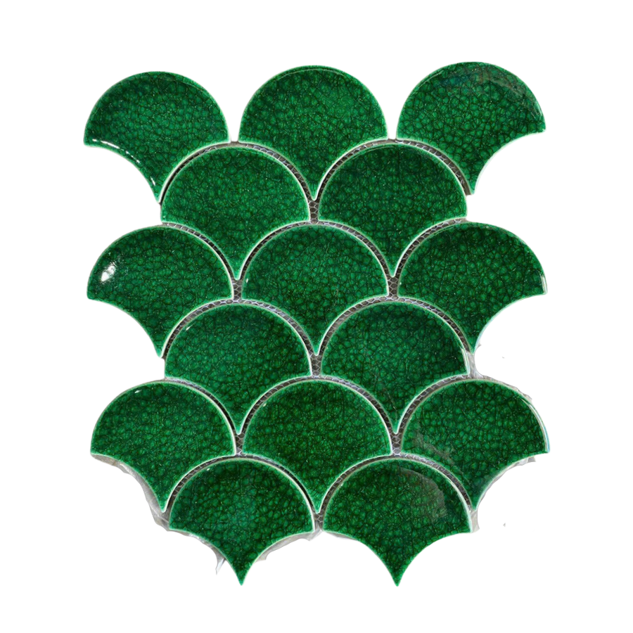 Gạch Mosaic vảy cá 85x95mm mã S9508 (1h/1.03m/13vi)