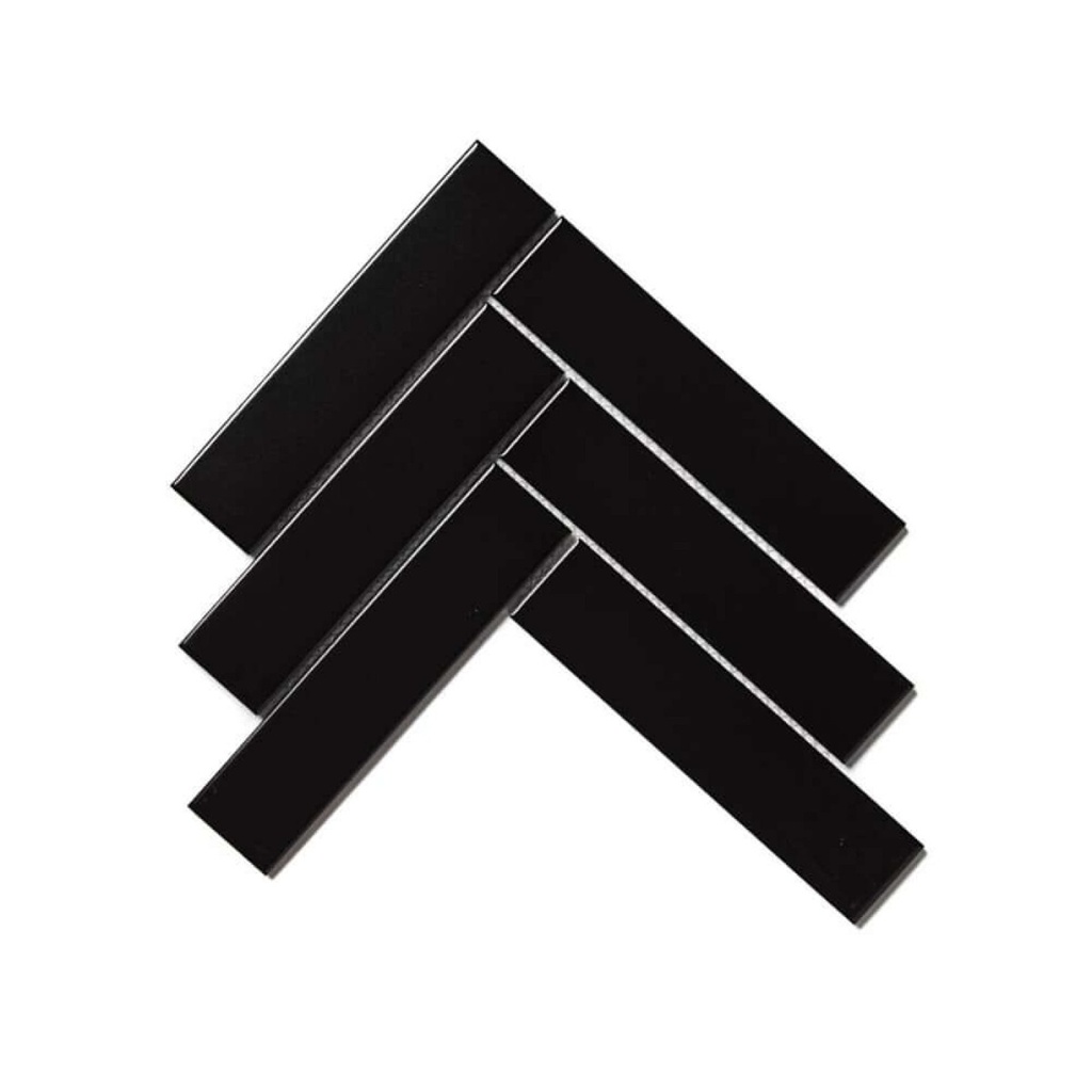 Gạch Mosaic xương cá đen mờ 318,5x244mm G833 (1h/1.43m/20vi)