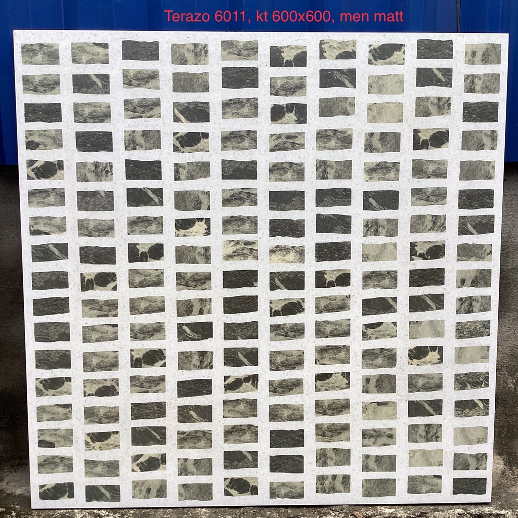Gạch Terazo KT 600x600mm men matt mã 6011
