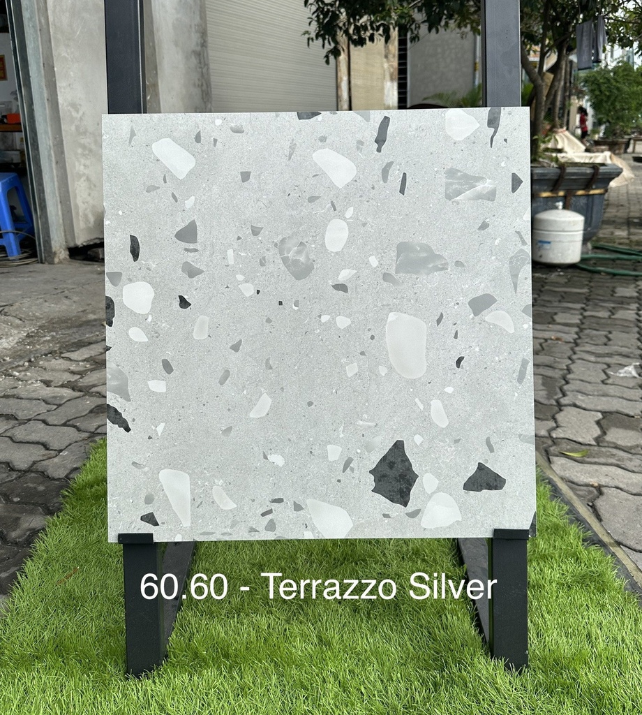 Gạch Terrazo Silver 600x600mm (1h/1.44m/4v)