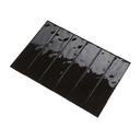 Gạch lượn sóng đen bóng cạnh KT 75x300mm mã NGT_M75305L_MDC