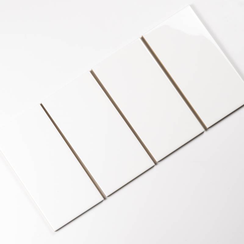 Gạch thẻ Việt Nam trắng bóng phẳng KT 100x250mm loại 1 mã STA10250