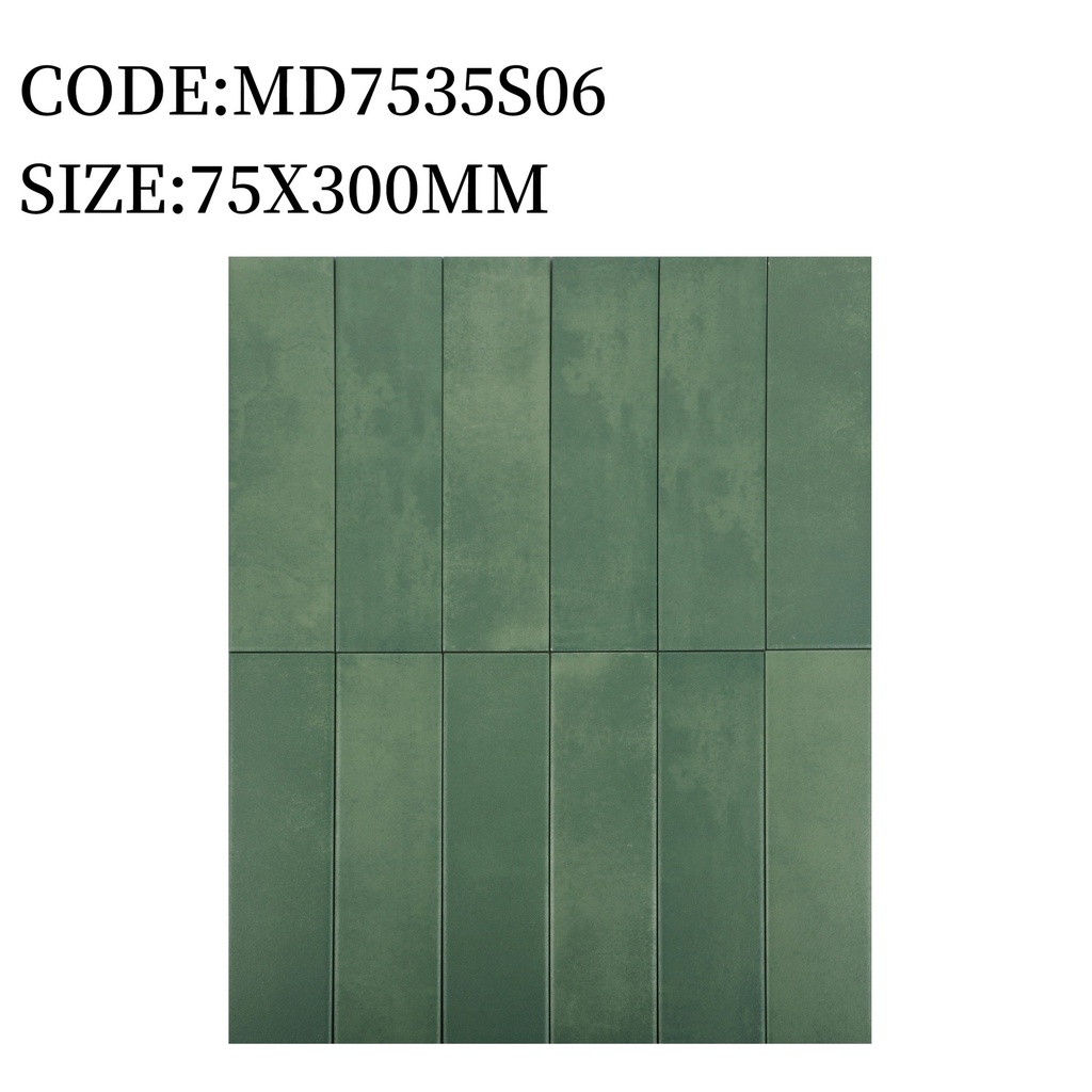 Gạch thẻ porcelain 75x300mm mã MD7535S06 (1h/1m/44v)