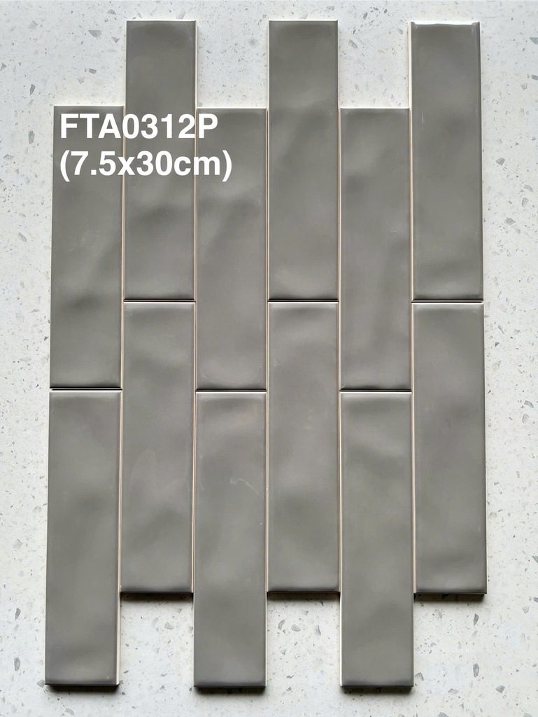 Gạch thẻ Việt Nam 75x300 lượn mặt mã FTA0312P (loại 1)