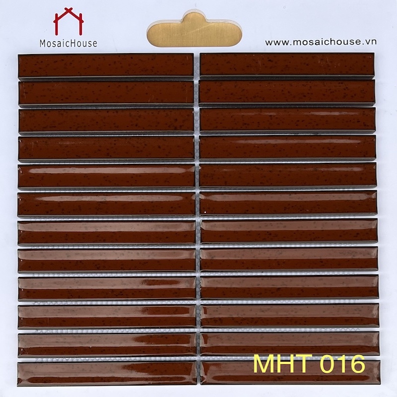 Gạch Mosaic Que Đũa 300x300mm Màu Đỏ MHT016