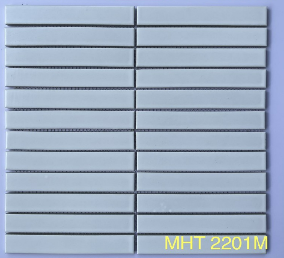 Gạch mosaic que trắng size 22x145 mã Y22F801(2201M)HCM