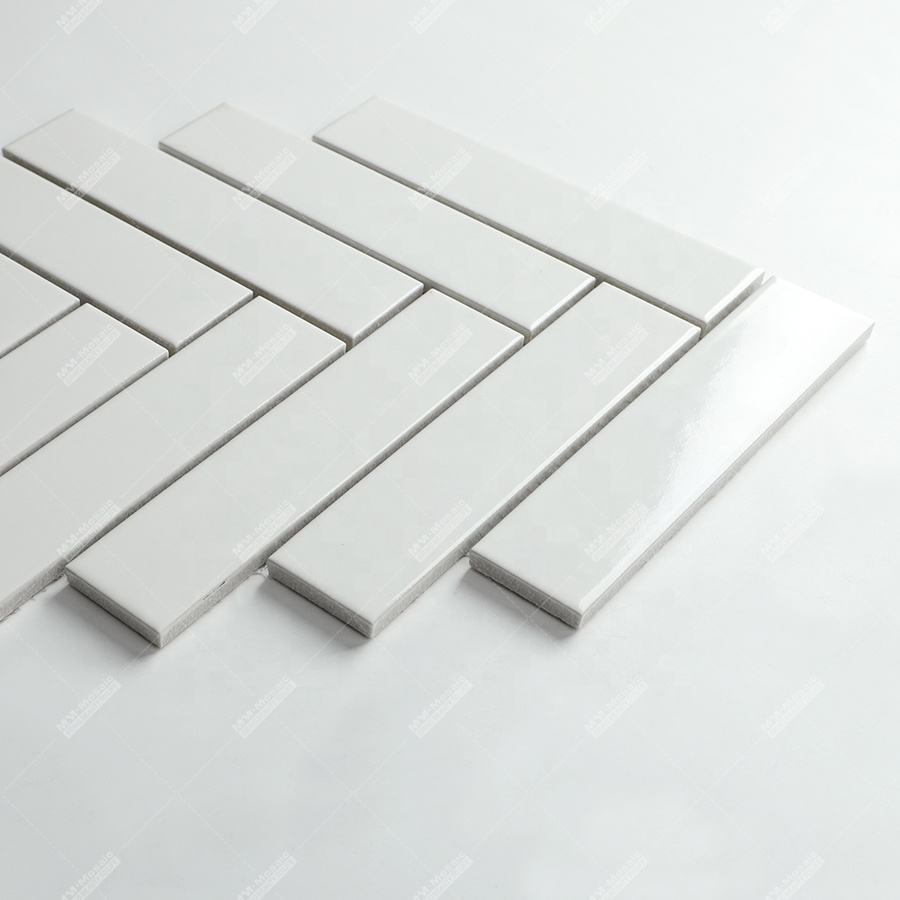 Gạch thẻ Việt Nam, Kem bóng phẳng , KT 50x200 mm, PSTA50201, Hàng Ưu (1 hộp/ 50 viên/ 1m2)