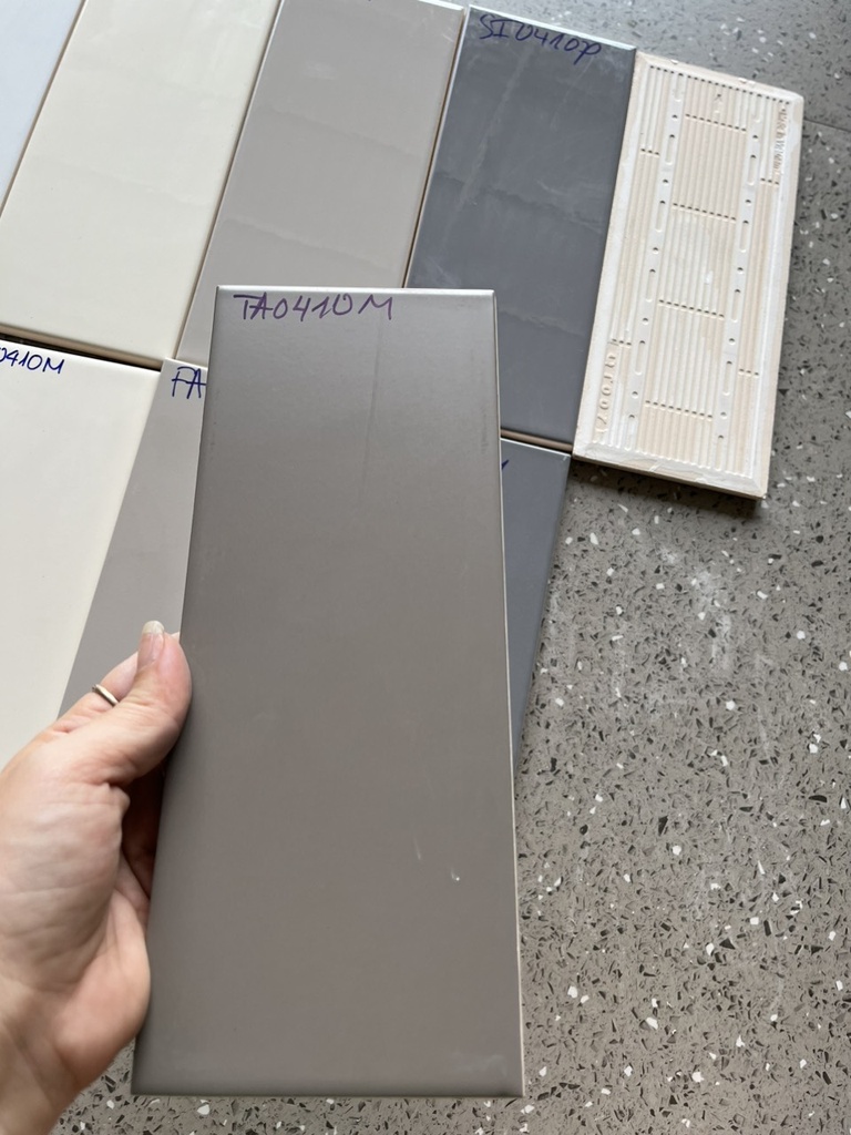 Gạch thẻ nâu mờ phẳng 100x250cm TA0410M