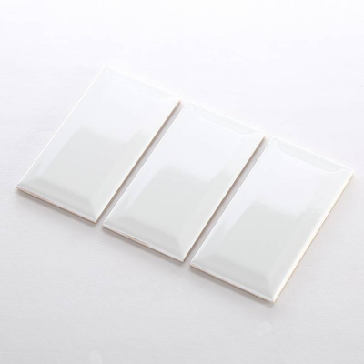 Loại 1 Gạch thẻ trắng bóng vát KT 100x200mm  