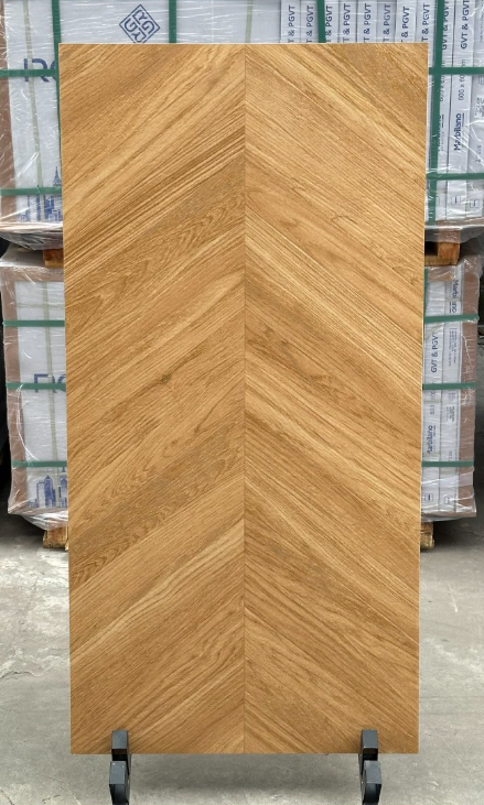 Gạch Ấn Độ Men Matt kt 600x1200mm Mã Oak Wood Gold