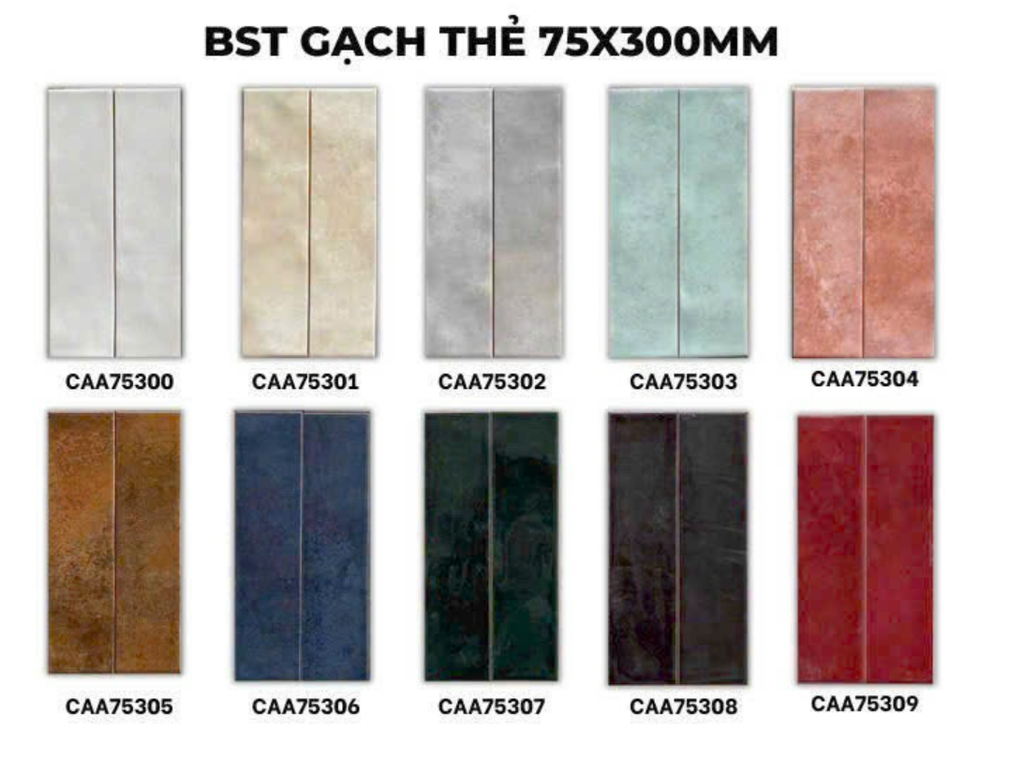 Bộ thẻ rời CAA 7.5x30cm VN