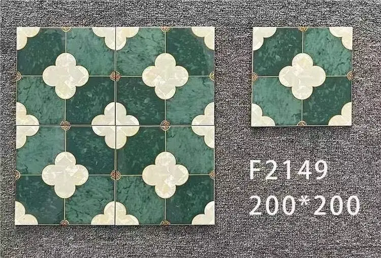 Gạch bông Trung Quốc, men mờ xương porcelain, KT 200x200, MHB2149 (1 hộp/25 viên/1m2)