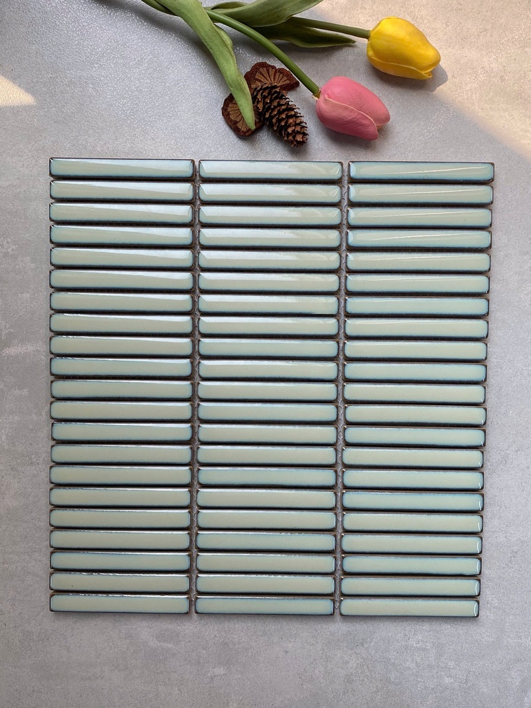 Gạch mosaic que xanh INT206 Vỉ 30x30cm