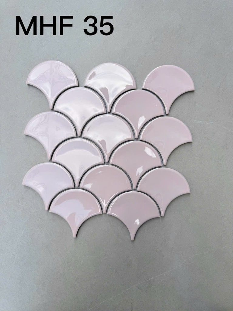 Gạch mosaic vảy cá hồng (MHF35)