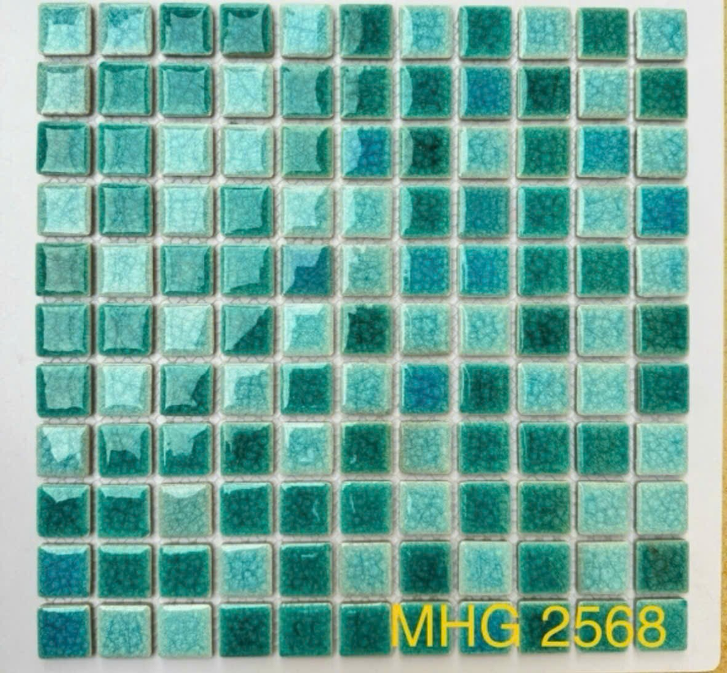 Gạch mosaic mix xanh mã 250-111625