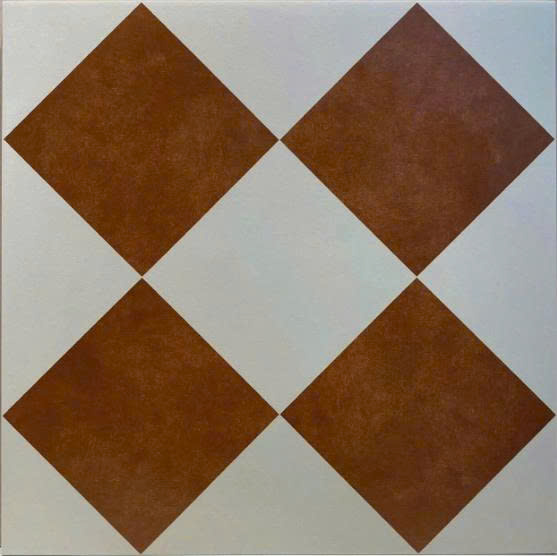 Gạch Bông Trung Quốc, men mờ xương porcelain, KT 400x400mm, F4192 (1 hộp/10 viên/1,6m2)