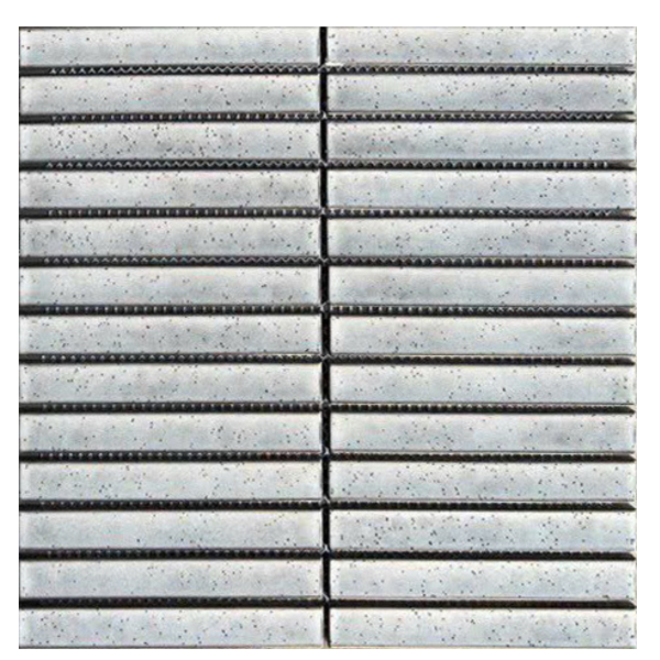 Gạch Mosaic Que Xám Muối Tiêu Men Bóng Mã SZ091A