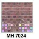 Gạch mosaic thủy tinh hồng, Mã MH 7024, Kt vỉ 300x300mm  