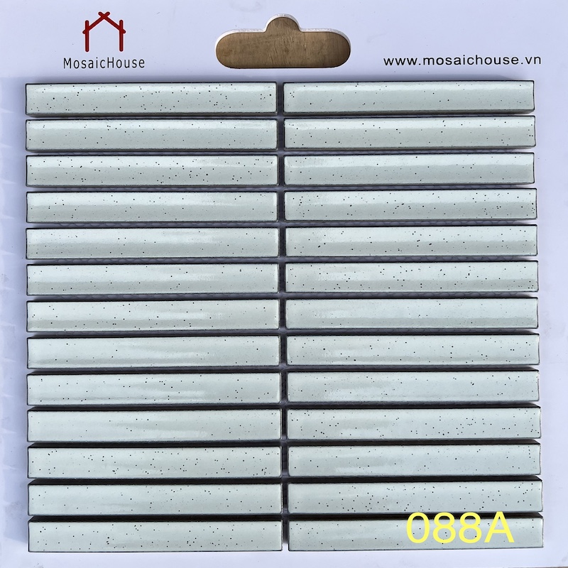 Gạch Mosaic Que Đũa Màu Trắng 088A