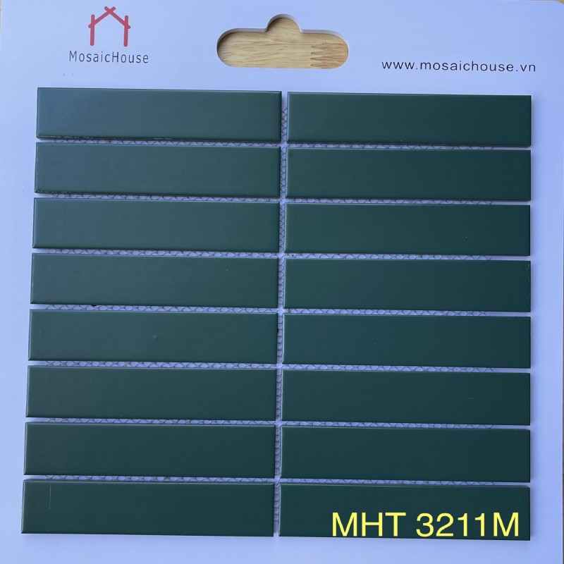 Gạch Mosaic Que Đũa 3211M Màu Xanh