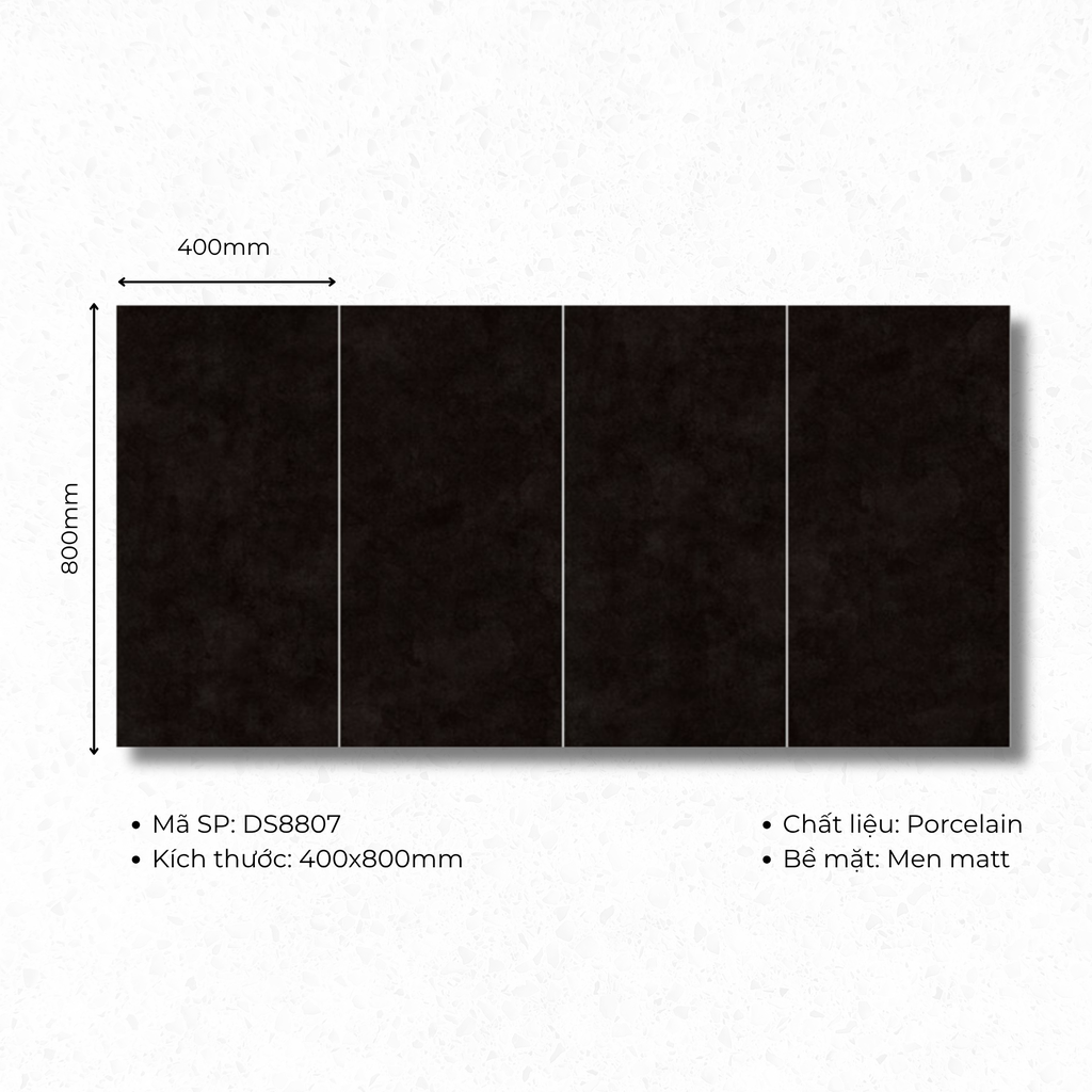 Gạch ốp lát 400x800 mã DS8807 (1thùng/ 1.92m2/ 6v/ 36,5kg)