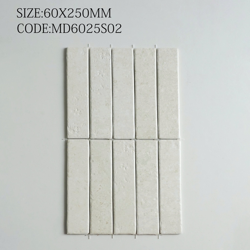 Gạch thẻ 60x250mm bề mặt vân đá nhập khẩu cao cấp MD6025S02