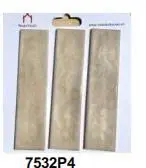 Gạch thẻ Trung Quốc, Nâu nhạt bóng lượn, KT 75x300 mm, 7532 P4 (1 hộp/ 44 viên/ 1m2)