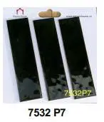 Gạch thẻ Trung Quốc, Đen bóng lượn, KT 75x300 mm, 7532 P7 (1 thùng/ 44 viên/ 0.99m2)