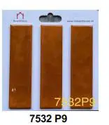 Gạch thẻ Trung Quốc, Cam đậm bóng lượn, KT 75x300 mm, 7532 P9 (1 hộp/ 44 viên/ 1m2)