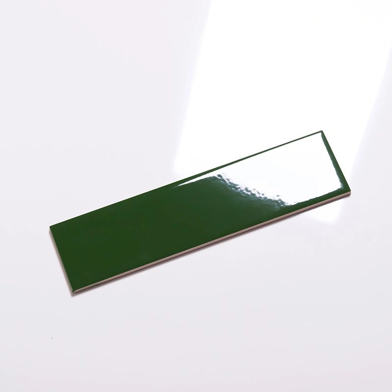 Gạch thẻ xanh đậm bóng phẳng loại ưu 75*300 mã STA75312