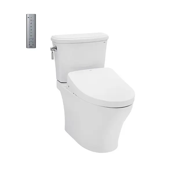 Bàn cầu hai khối kèm nắp rửa điện tử WASHLET dòng S7 CS986CGW12XW