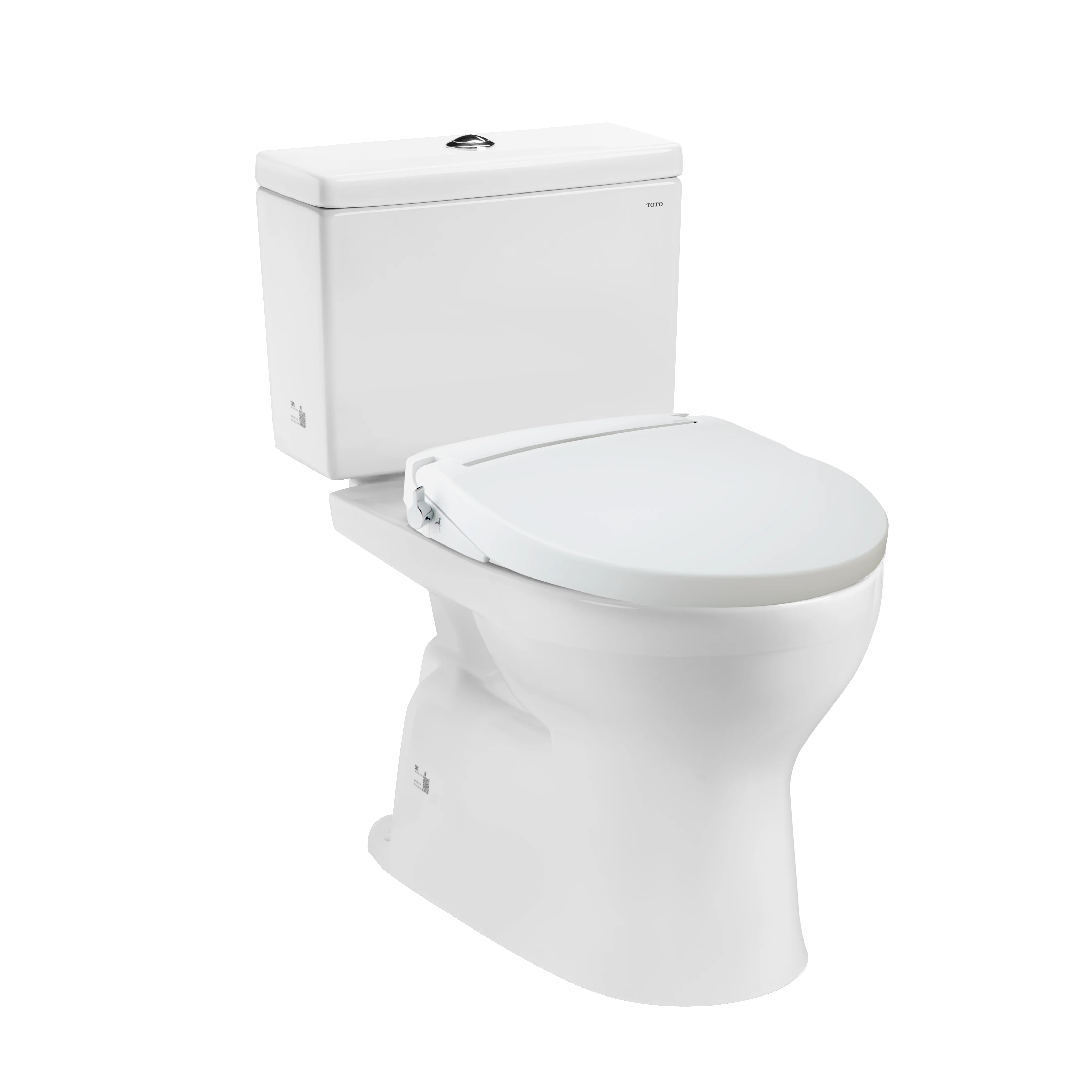 Bàn cầu hai khối kèm nắp rửa ECOWASHER TCW07S CS302DE2W