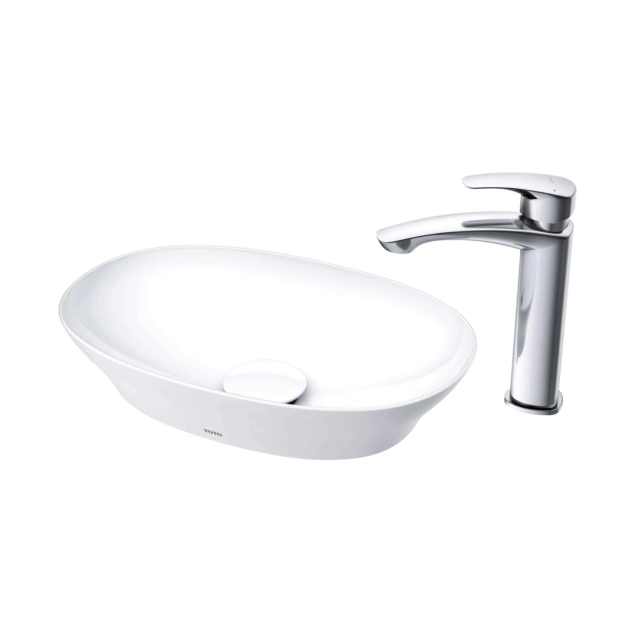 Chậu đặt bàn vành mỏng Linear Ceram LT4724MTCMW