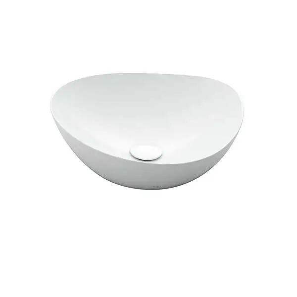 Chậu đặt bàn vành mỏng Linear Ceram LT4704MTG19CMW