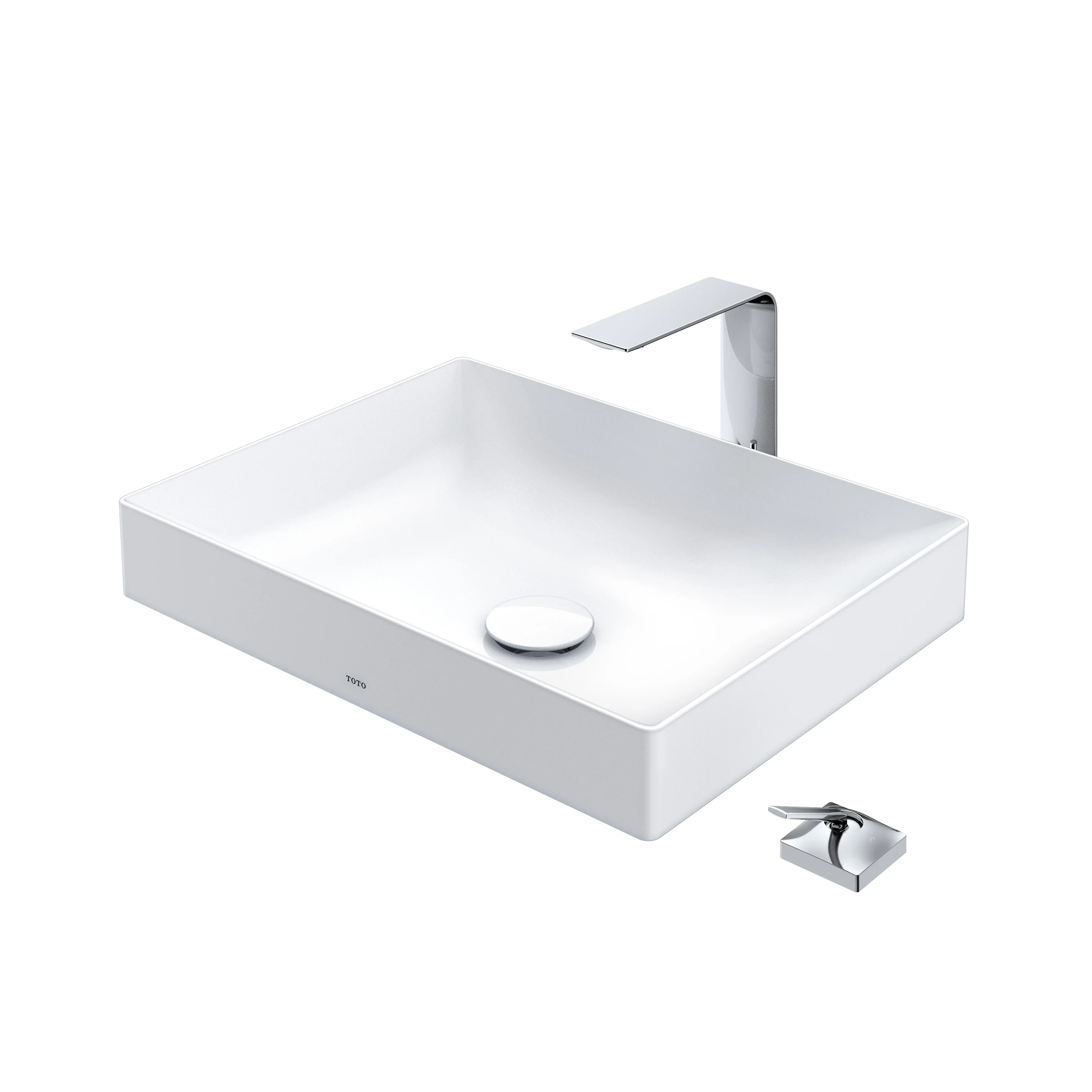 Chậu đặt bàn vành mỏng Linear Ceram LT4715G17XW