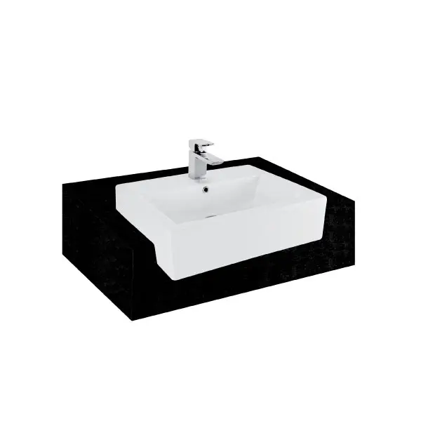 Chậu rửa mặt cao cấp bán âm bàn LT647CSXW LT647CSXW