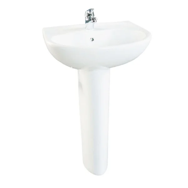 Chậu lavabo LPT236CS treo tường chân dài LPT236CSW