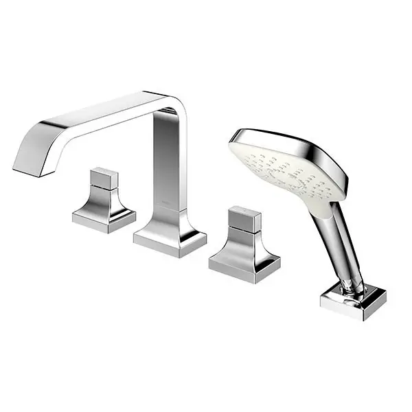 Vòi xả bồn nóng lạnh kèm sen tắm GC (4 lỗ) TBG08202A