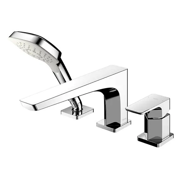 Vòi xả bồn nóng lạnh kèm sen tắm GE (3 lỗ) TBG07305AA