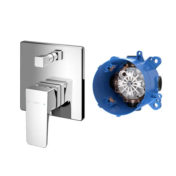Van gật gù điều chỉnh nóng lạnh GE kèm nút chuyển hướng và phụ kiện âm tường TBG07304VA_TBN01001B