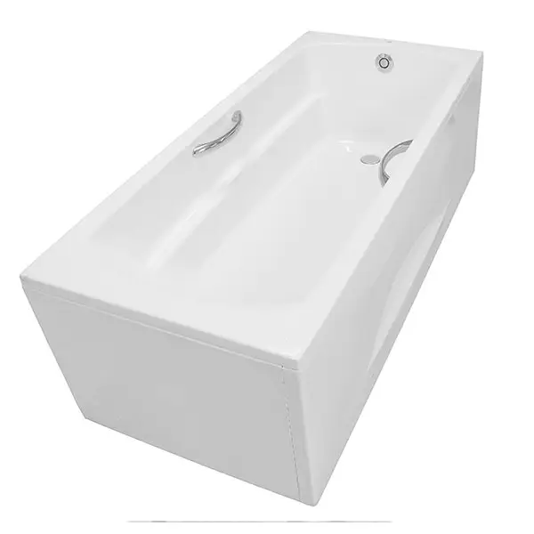 Bồn tắm nhựa có tay vịn. có yếm PAY1735HVCW_TVBF411