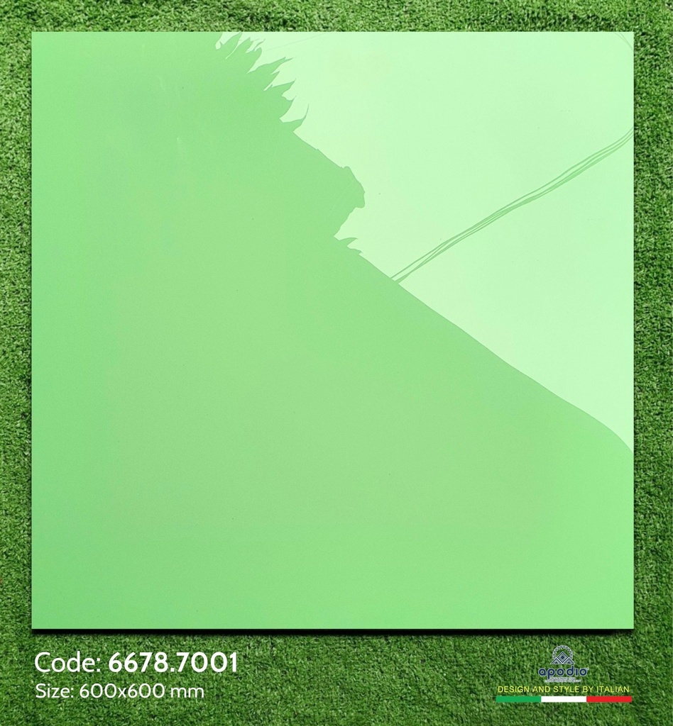Gạch ốp lát Apodio 66787001 (Bóng) - Xanh lá