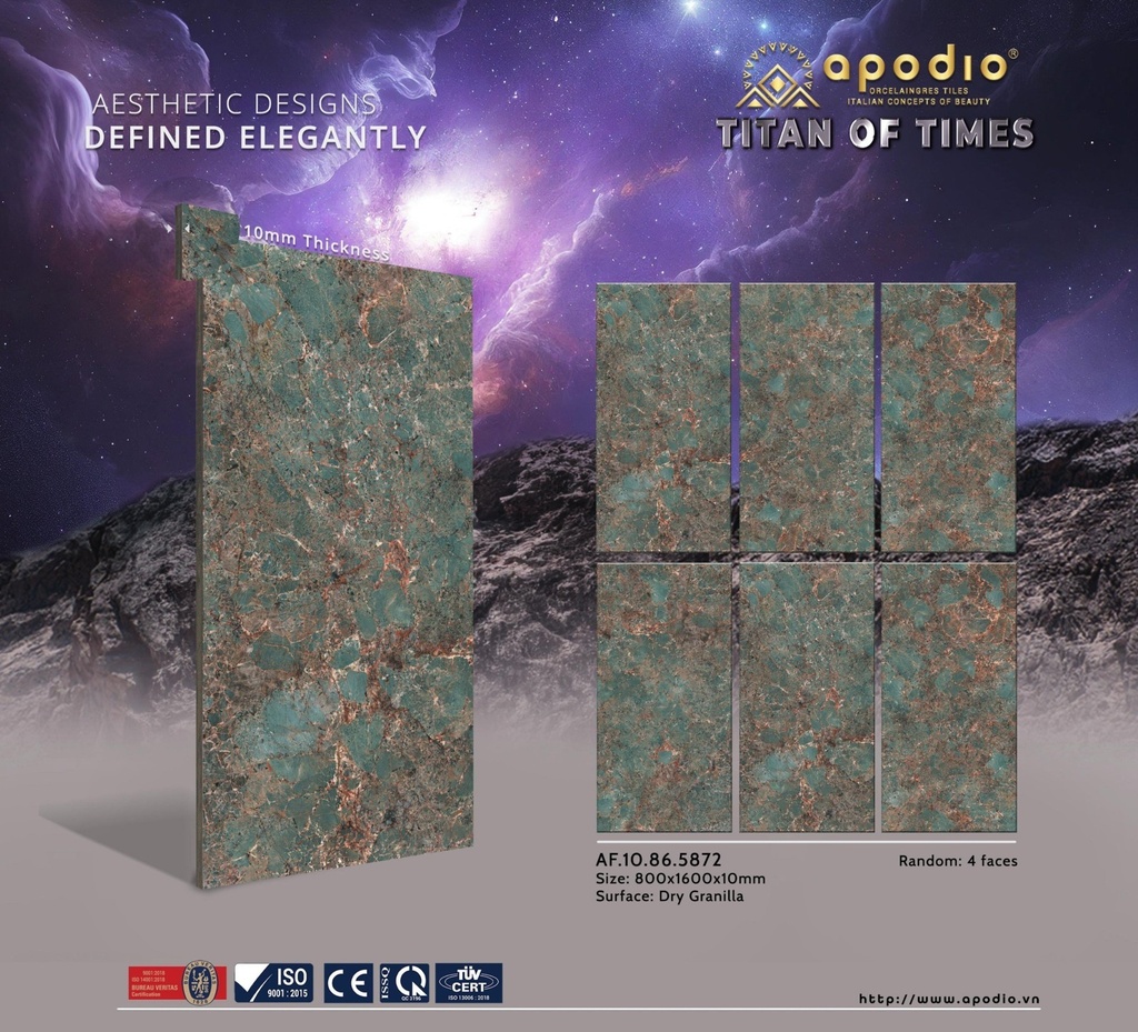 Gạch Apodio 80x160 AF.10.86.5872 (Amazonite)
