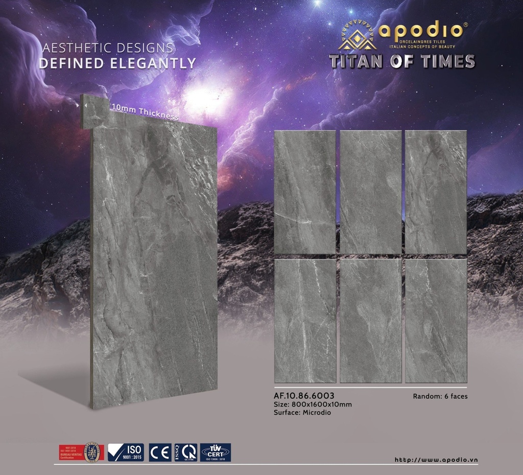 Gạch ốp lát Apodio 80x160 AF.10.86.6003 (Lavica Sandstone)