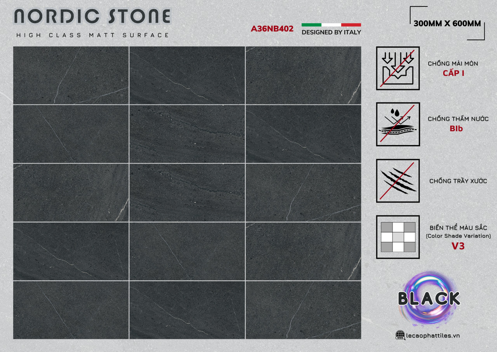 Gạch ốp lát Apodio A36NB402 (Matt)